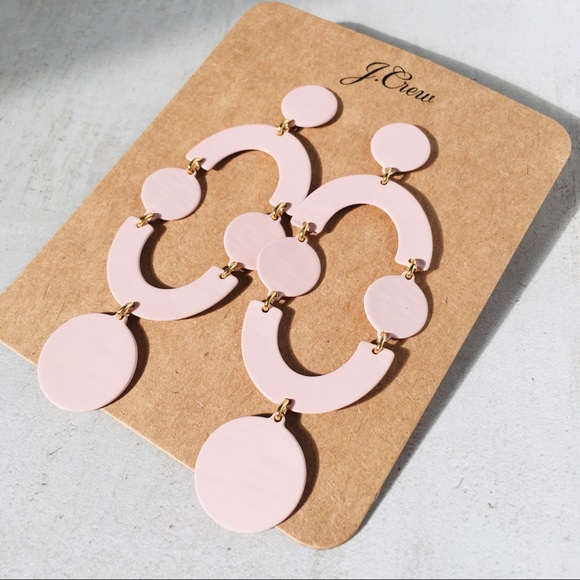J. Crew Jewelry - J. CREW Circlet Earrings Blush
